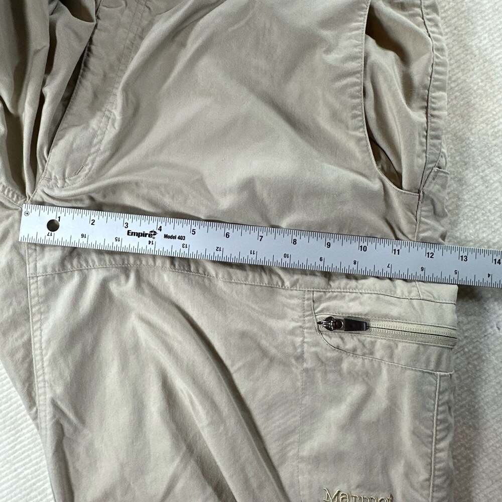 Marmot Beige Nylon Hiking Outdoor Pants Size L Cargo Baggy - Picture 8 of 10